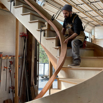 Custom Curved Handrail Milling Process