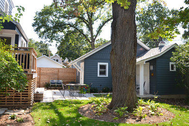 Eclectic exterior home photo in Chicago