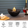Pure Garden Smokeless Tabletop Fire Pit, Onyx