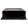 12 x 24 Black Matte Stainless Steel Vertical Double Shelf Bath Shower Niche