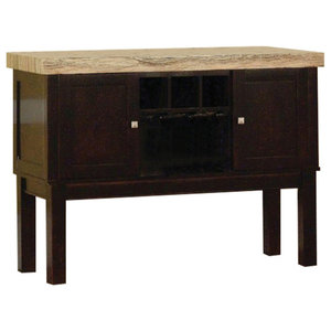 Black Eucalyptus Drinks Cabinet Contemporary Wine And Bar