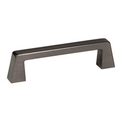 96mm Pull Blackrock Gunmetal BP55276GM - Cabinet And Drawer Handle Pulls