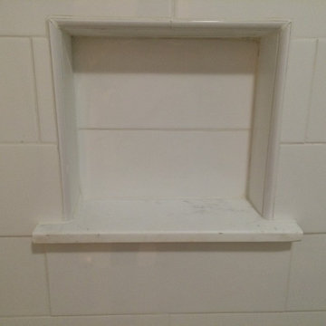 Hall and Guest bathroom showers