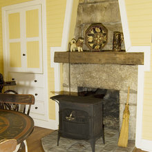 wood stove surround