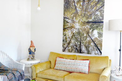 Living room - eclectic living room idea in Atlanta