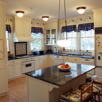 Upper Montclair Victorian Kitchen & Master Bath with Skylight