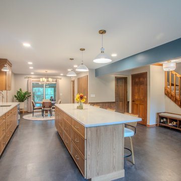 Calming Tones Kitchen