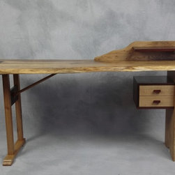 Nakashima Inspired Office Table - Side Tables And End Tables