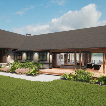 Centennial Lake Custom Waterfront Home