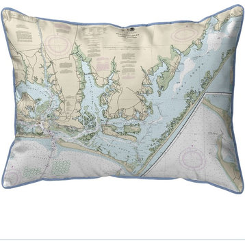 Betsy Drake Beaufort Inlet and Part of Core Sound, NC Nautical Map Small Corded