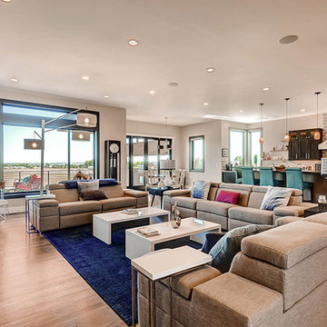 Miesian Modern home with Milgard Ultra windows and doors