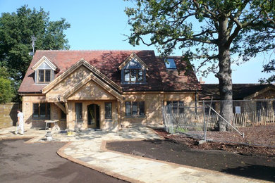 This is an example of a rustic house exterior.