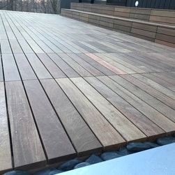Floating IPE deck - Deck Tiles And Planks