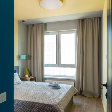 Vibrant Harmony in a Modern Apartment - Finished Interior