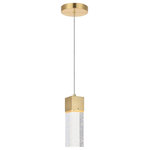 Elegant - Elegant Novastella 1-LT LED Pendant 5300D4G Gold - Immerse yourself in the beautiful Novastella pendant lamp in a splendid gold finish. The intrigue of the light shining through the shade that seems to be bubbling into a beautiful new star will have you and your guests gazing in awe. Whether it hangs by itself, or with many, this light will surely shine bright in your home.