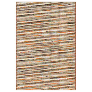 COOPER ISLAND Rugs In/Out Door Carpet, Cinnamon 6'x12'