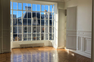 Aménagement d'un salon classique.
