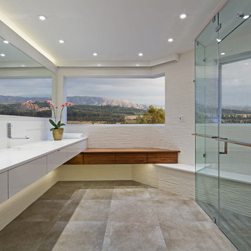 Master Bathroom - Lemon Heights Remodel