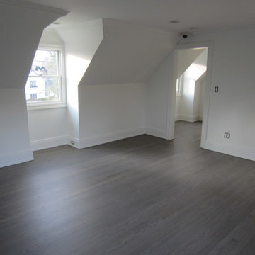PORT WASHINGTON REFINISH: CUSTOM GREY STAIN & 3 COATS BONA NATURALE EXTRA MATTE
