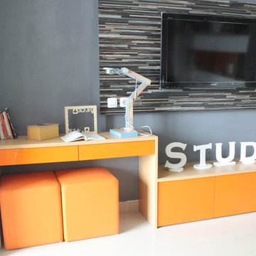 Interior Apartemen Dago Suite 1 Bed Room Harley Davidson
