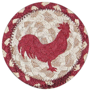 Red Rooster Printed Coaster, 5"x5"