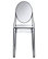 Set of 4 Victoria Style Ghost Dining Chair Smoke Color