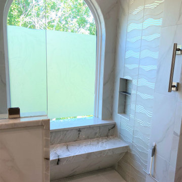 Updated Contemporary Master Bathroom