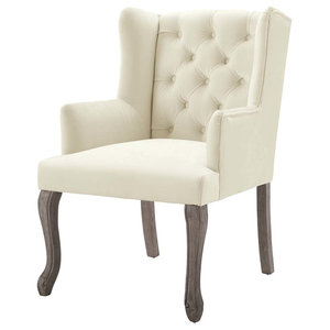 Country Farm Dining Vintage Style Side Chair Armchair