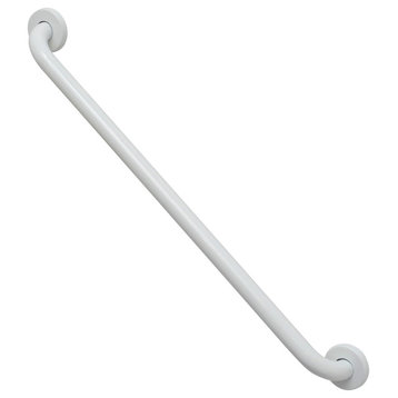 Stainless Steel Bath and Shower Straight Grab Bar-Concealed Mounting Snap Flange