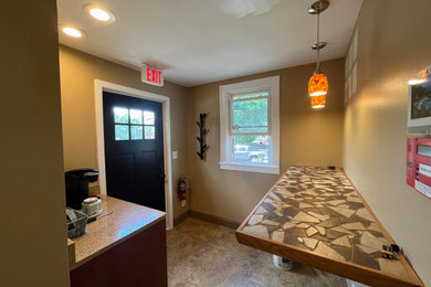 Elegant home office photo in Other