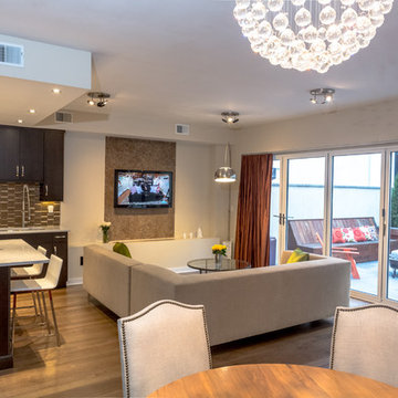 Contemporary Hoboken Residence - Living Room