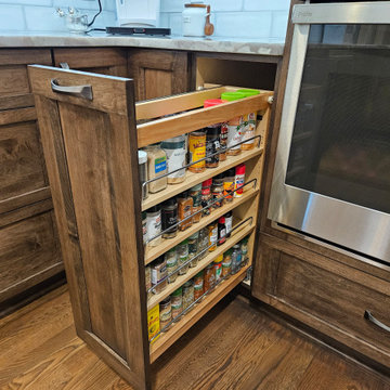 Transitional Kitchen Remodel Done With New Two-Tone Colored Cabinets