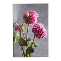 PINK DAHLIA WALL ART &ndash; STEM - Products