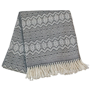 100% Pure New Wool Throw Blanket