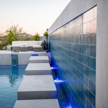 Elevating "in-pool" steps