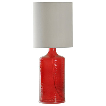 Signature 1 Light Table Lamp, Red, 9"