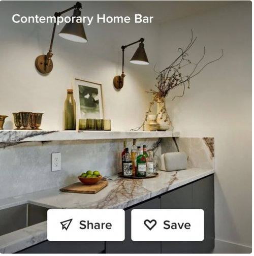 How do you install a marble shelf along a marble backsplash?