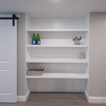 2019 Traditional Basement Entertainment Remodel