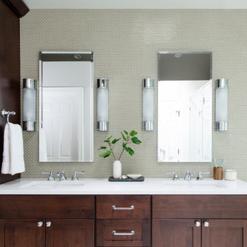 Tranquil Bathroom with a Shower for Two