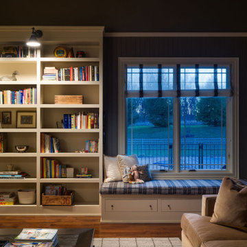 Scottish Inspired Library/Family Room