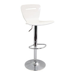 H2 Bar Stool - WHITE - Bar Stools And Counter Stools