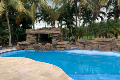 Pool Remodel with Paved Pool Deck