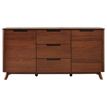 Tahoe Collection American Walnut 3-Section Sideboard