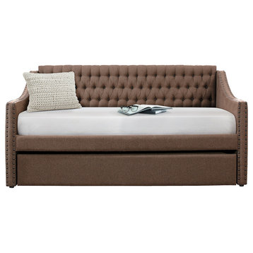 Doris Daybed With Trundle, Brown