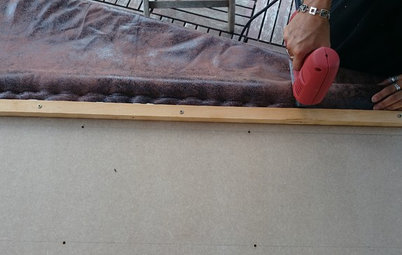 DIY : Fabriquez vous-même une tête de lit molletonnée