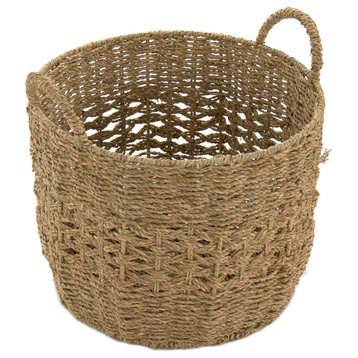 Woven Metal Basket, 14x14"