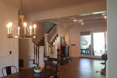 Dining room - craftsman dining room idea in Denver