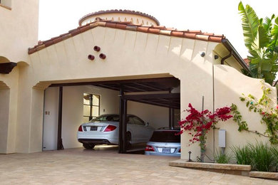 Design ideas for a mediterranean garage in Los Angeles.