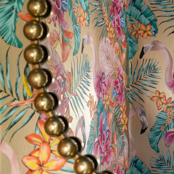 Tropical cloakroom feature