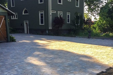 Beautiful Backyard Stone Patio